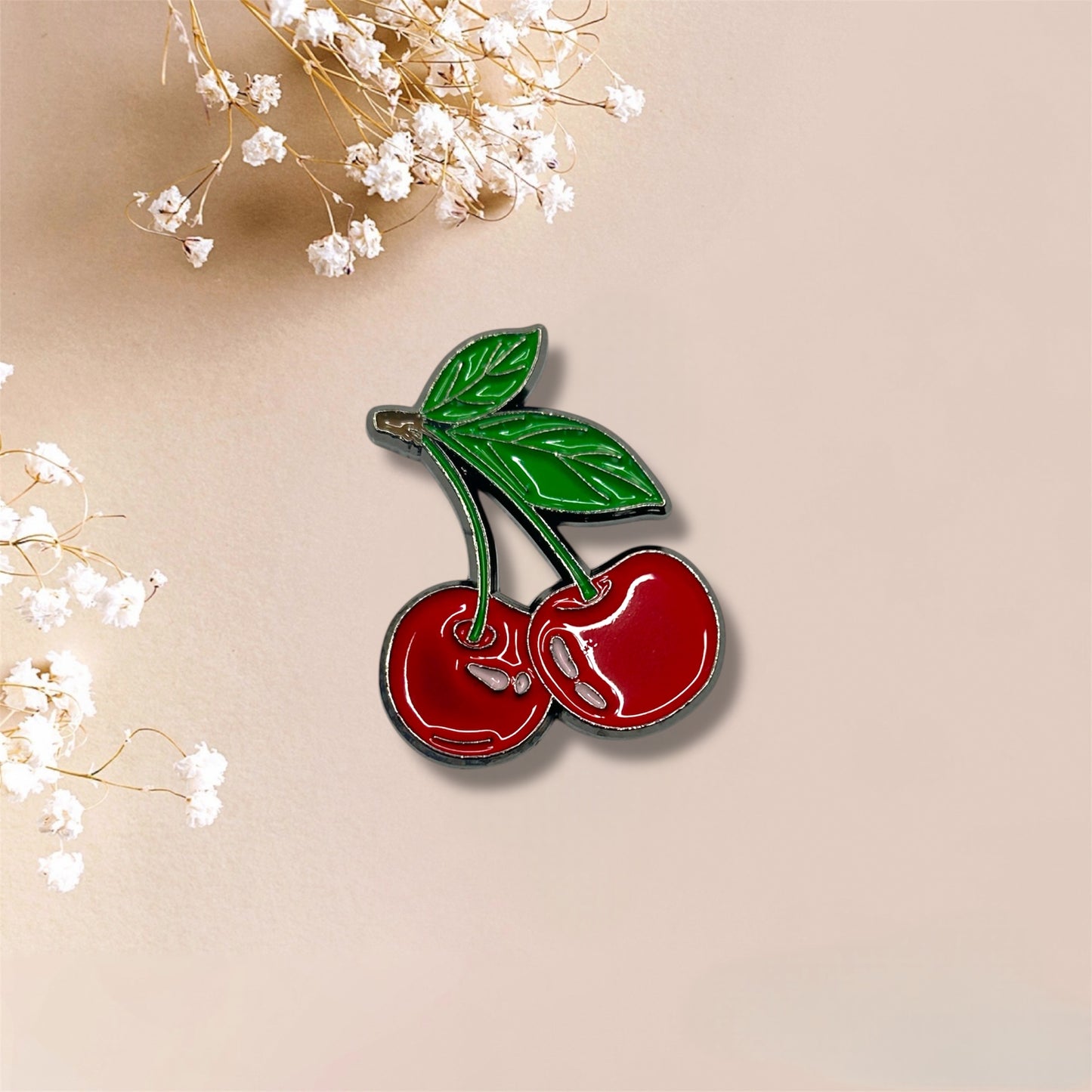 Cherries Metal Sticker
