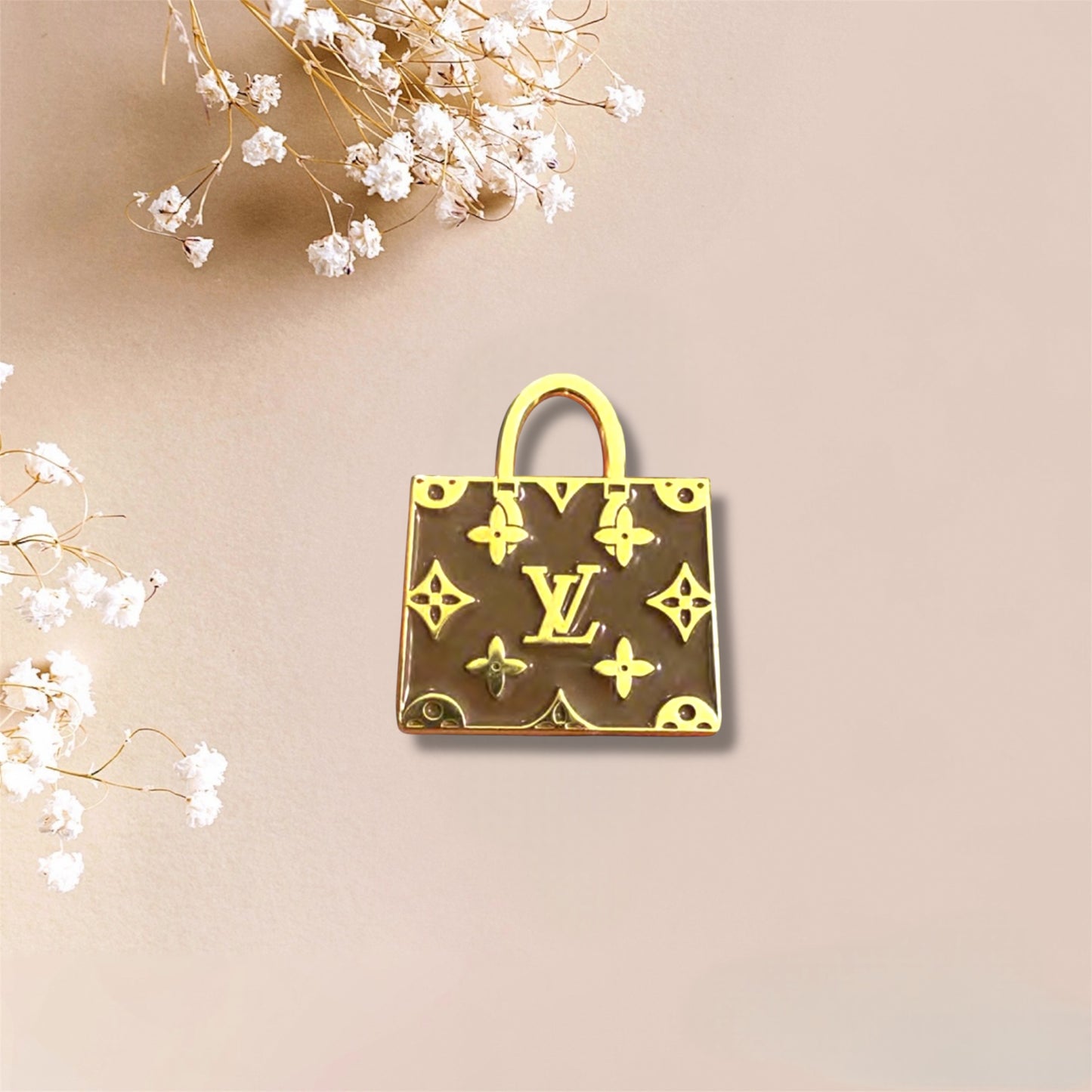 LV Gold and Brown Bag