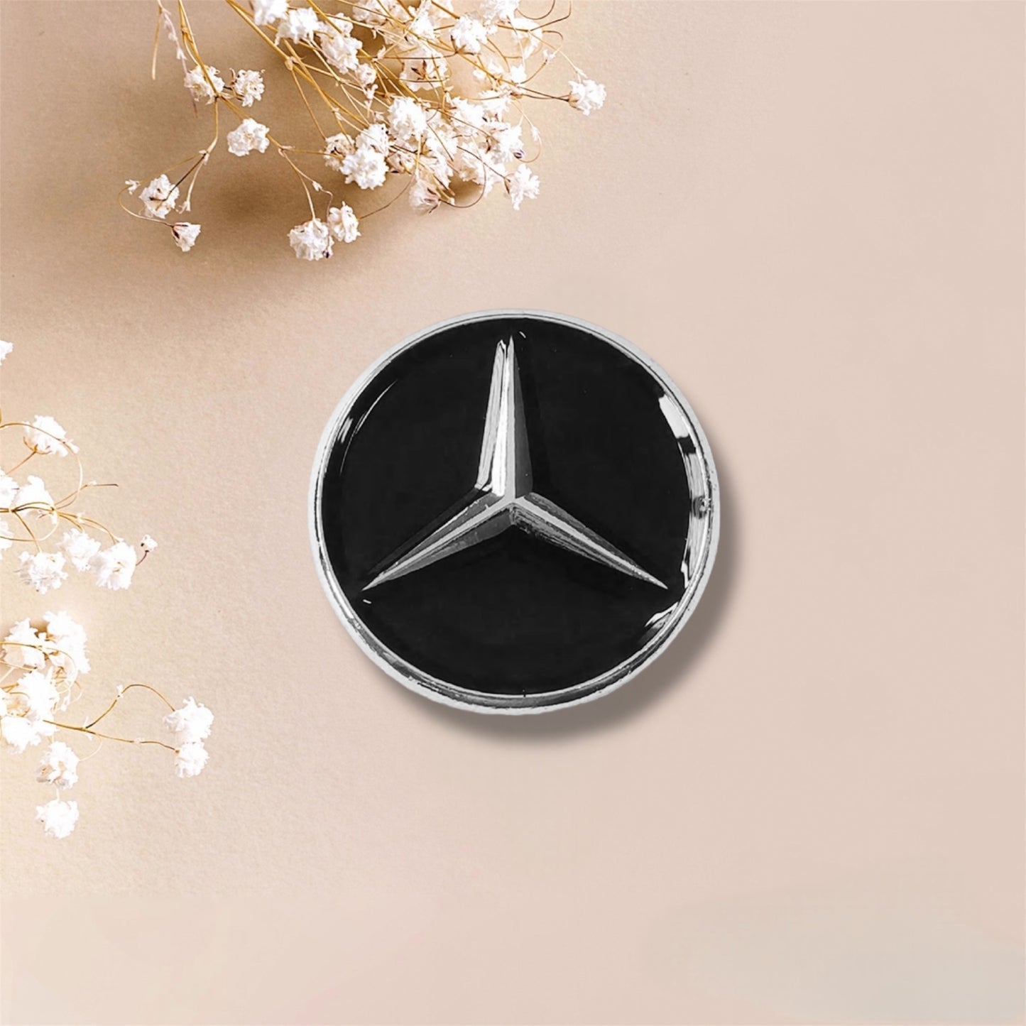 Mercedes Metal Sticker