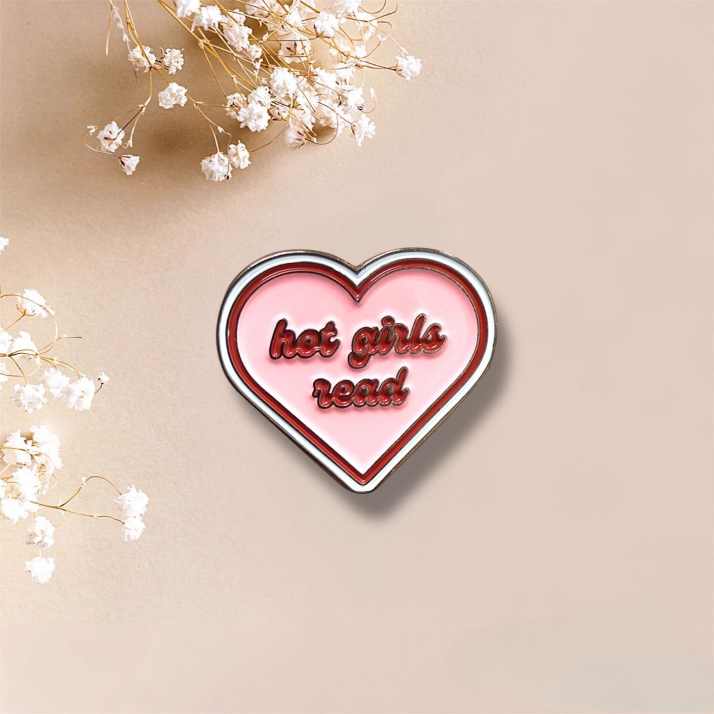 Hot Girls Read Metal Sticker