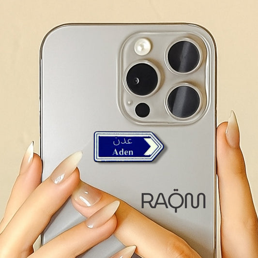 Aden Metal Phone Sticker