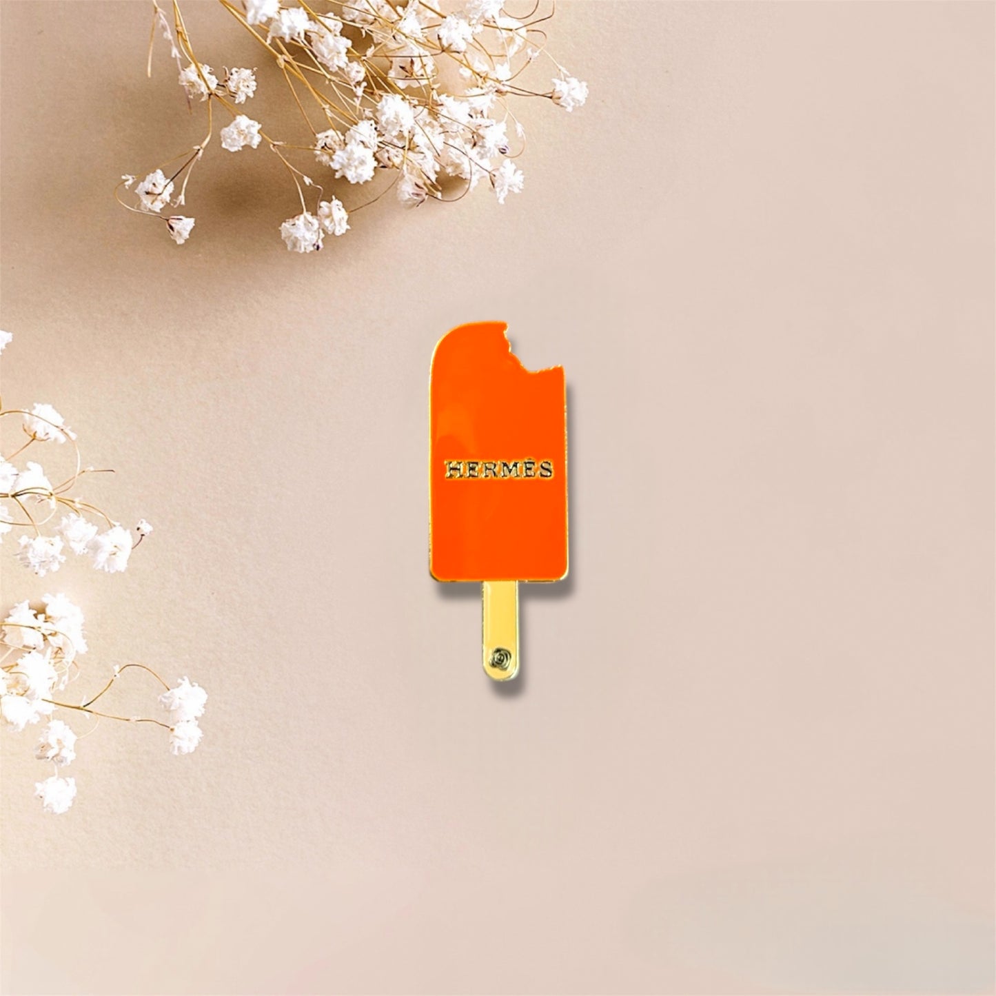 Hermes Ice Cream Metal Sticker
