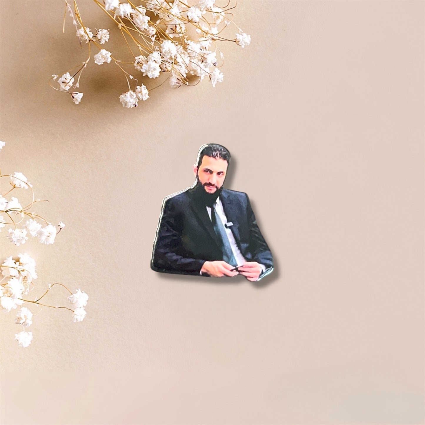 Ahmed Al-Sharaa Metal Sticker