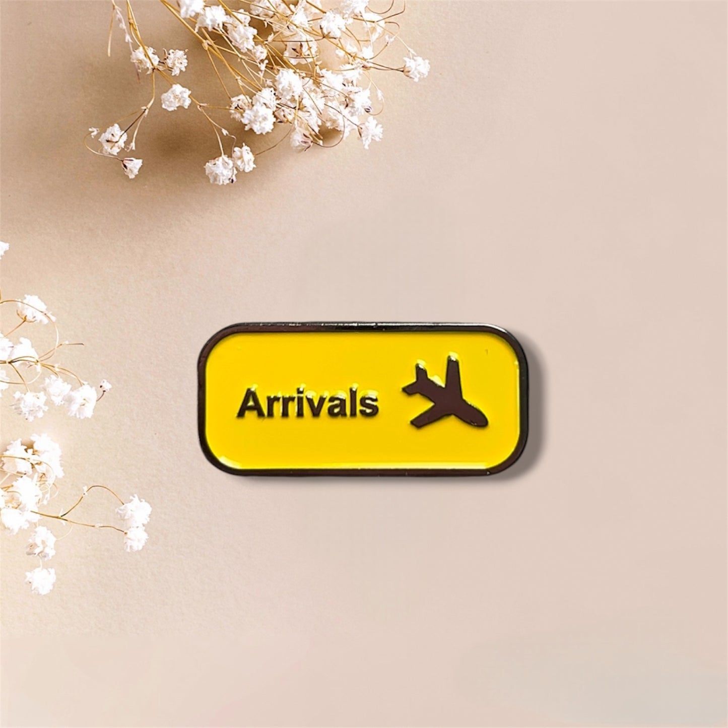 Arrivals Metal Sticker