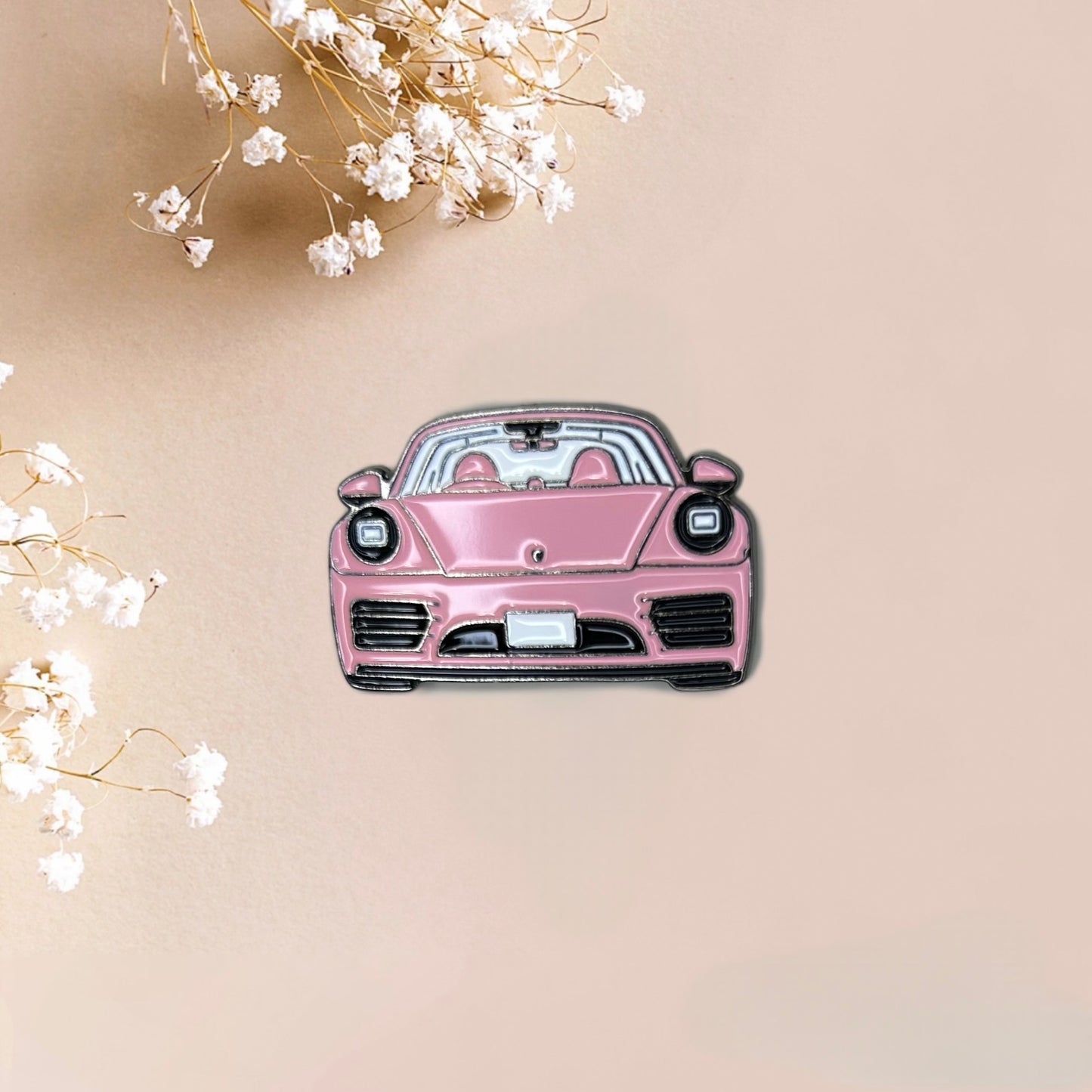 Pink Porsche Sticker