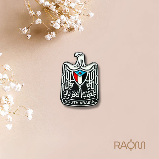 South Yemen Emblem Metal Phone Sticker