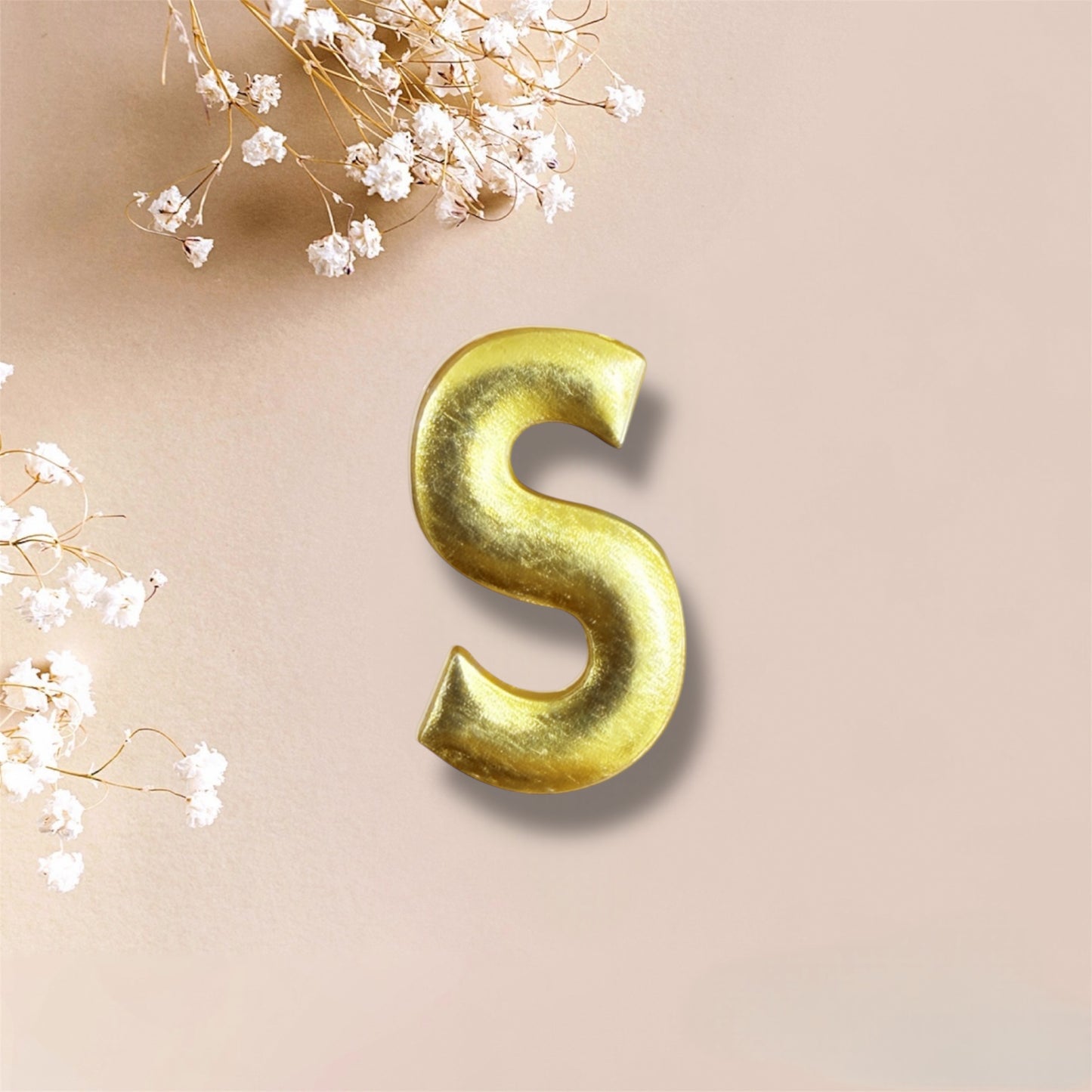 Gold Letters Metal Stickers