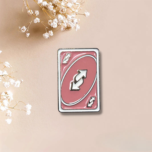 Reverse Card Metal Sticker