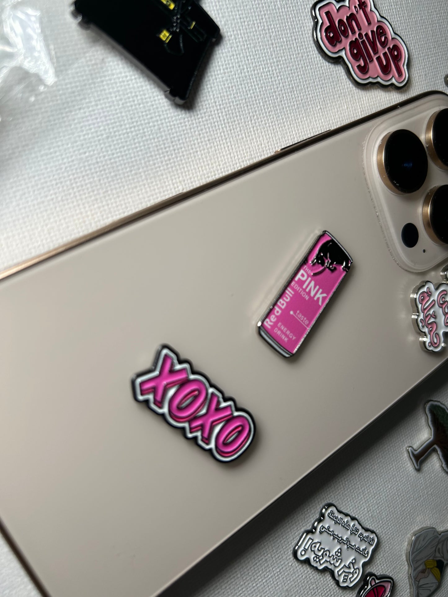 XOXO Metal Phone Sticker