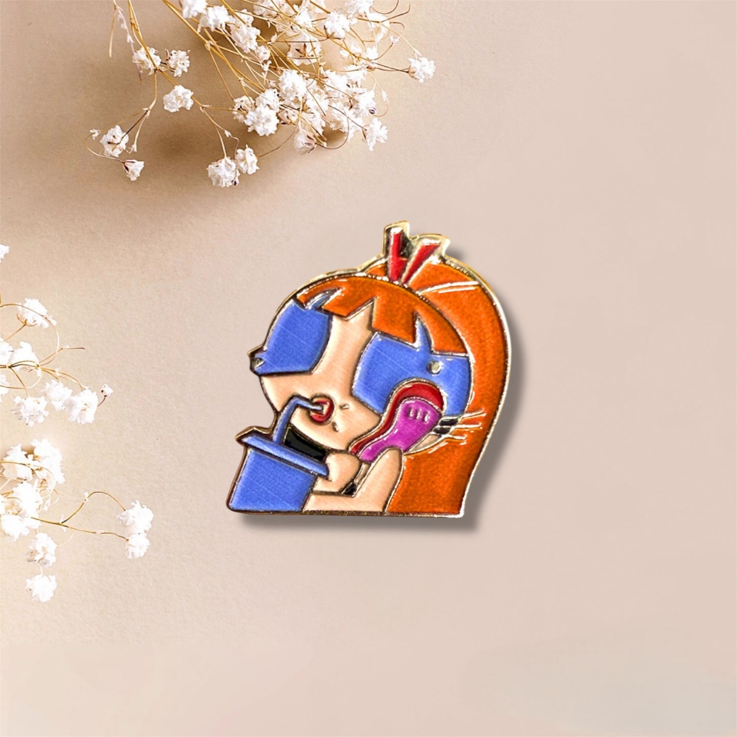 Manga Style Powerpuff Girls Inspired Metal Stickers