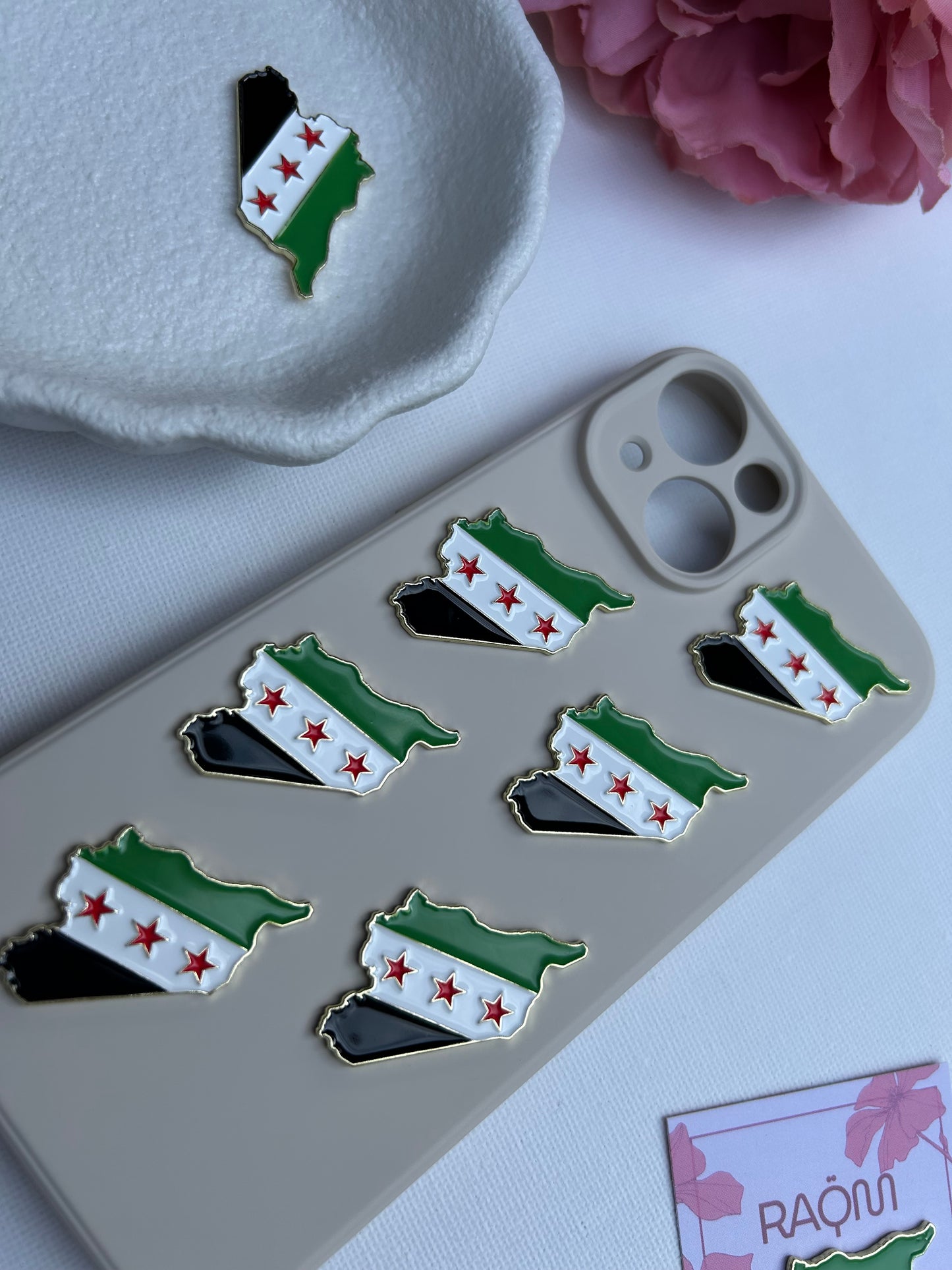 Phone Metal Sticker Syria
