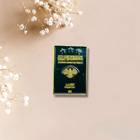 Syria Passport Metal Sticker