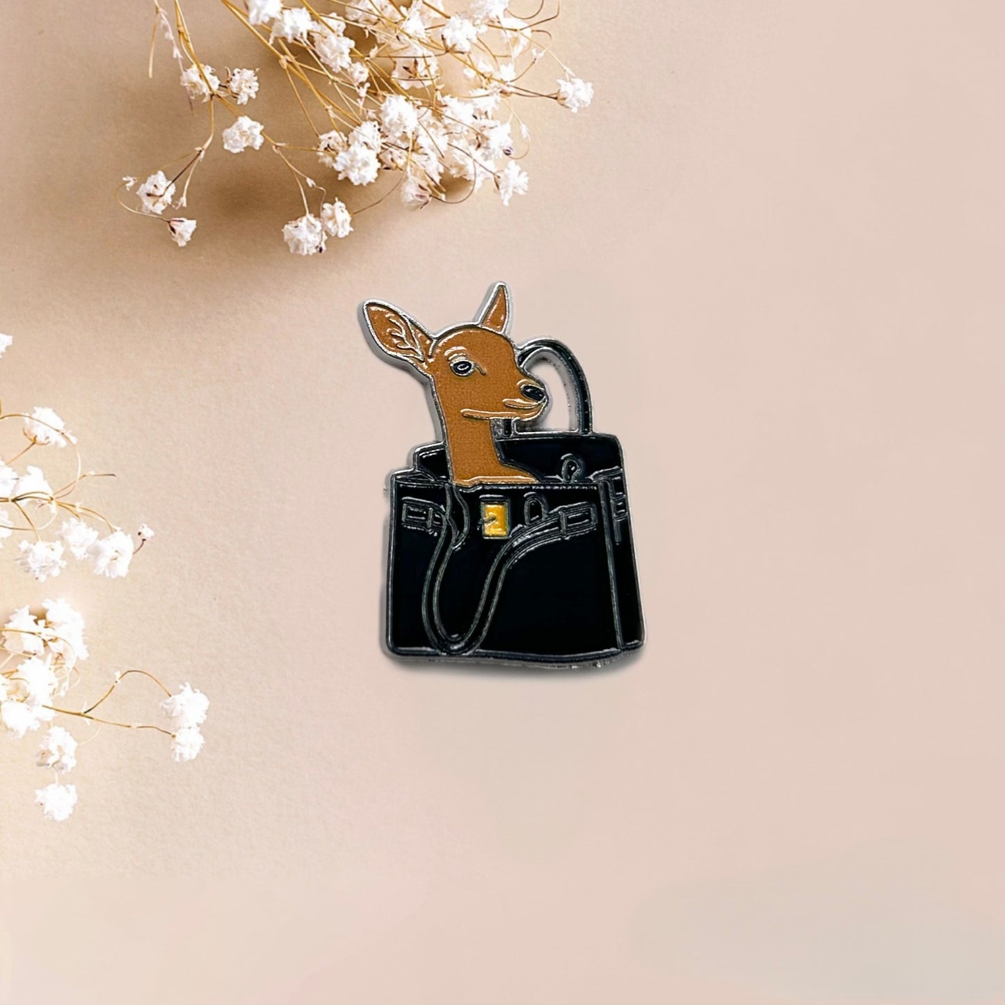 Gazelle Black Bag Metal Sticker