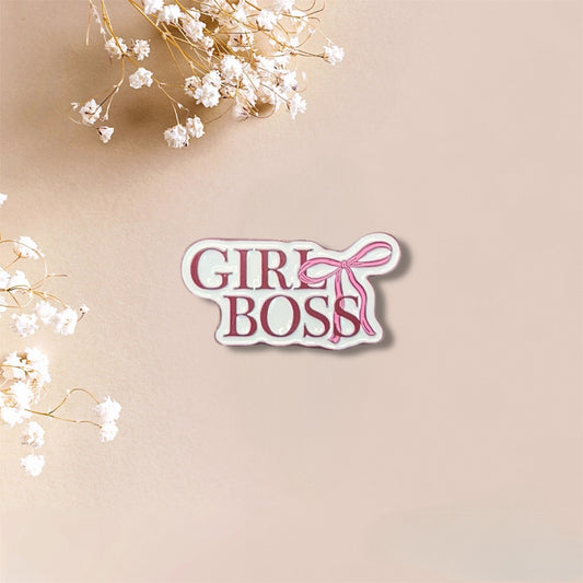 Girl Boss Metal Sticker