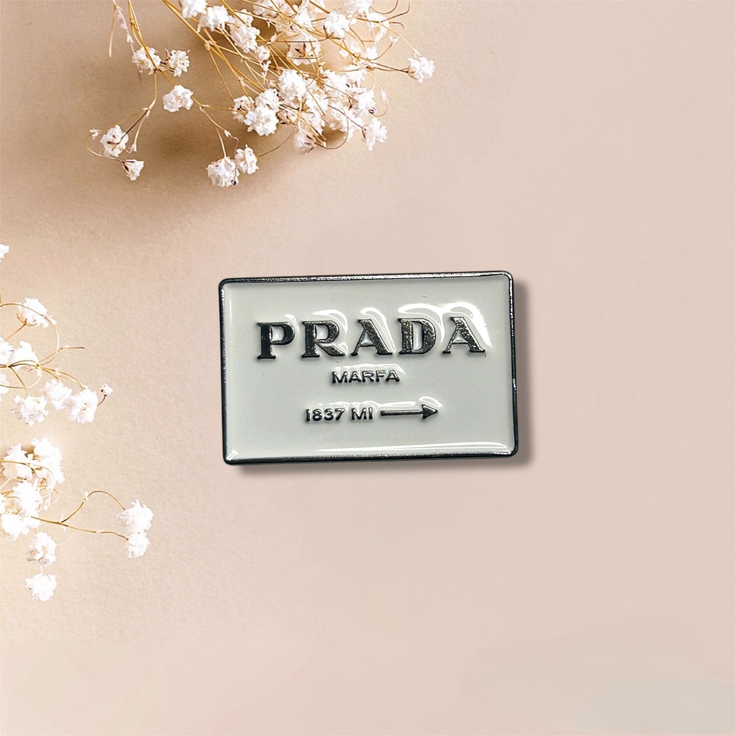Prada Sign Metal Sticker
