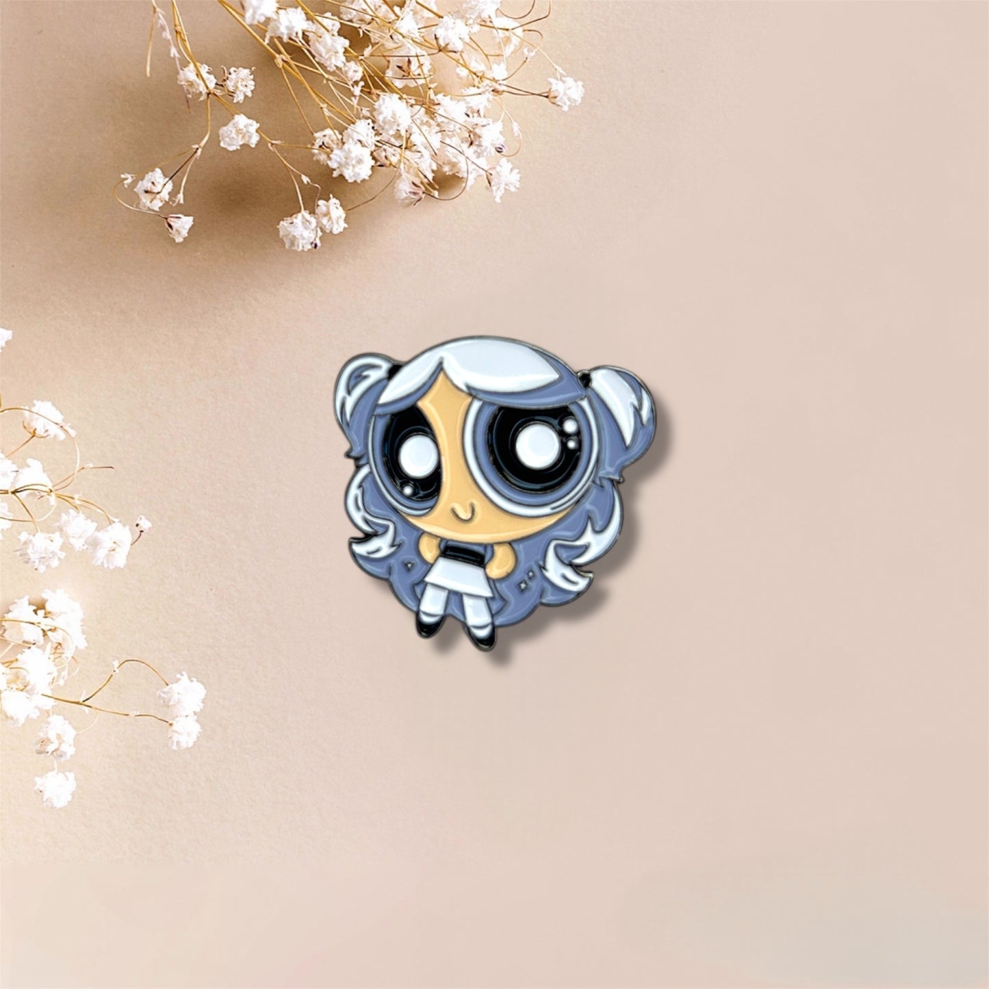 Manga Style Powerpuff Girls Inspired Metal Stickers
