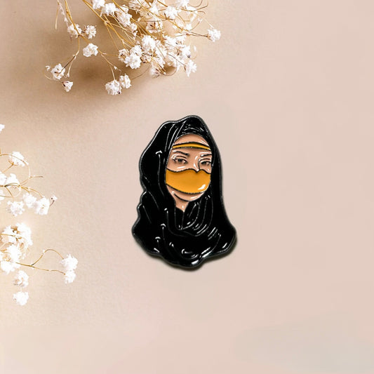 Veil Girl Metal Sticker