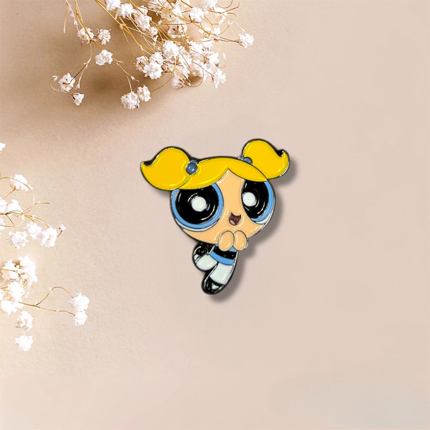 Manga Style Powerpuff Girls Inspired Metal Stickers
