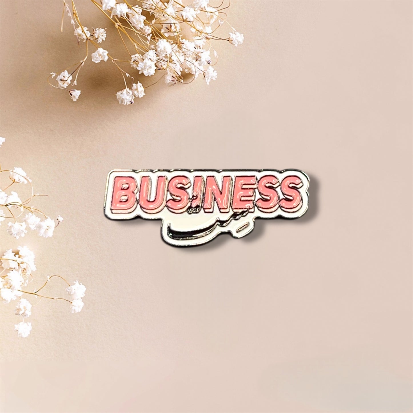 Business ست (Women) Metal Sticker