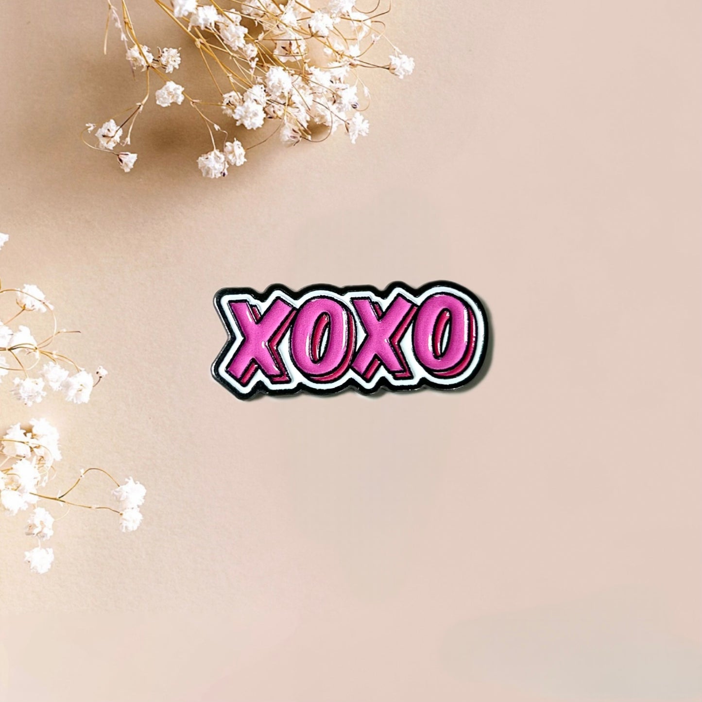XOXO Metal Phone Sticker