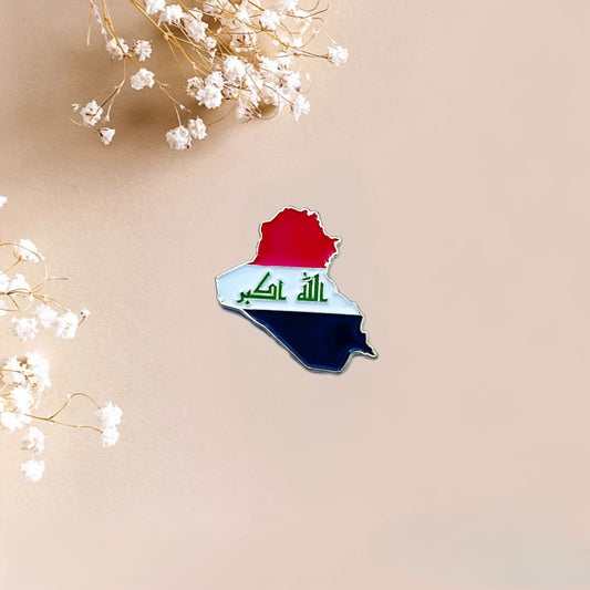 Iraq Phone Metal Sticker
