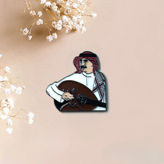 Khaleeji Singer Metal Sticker