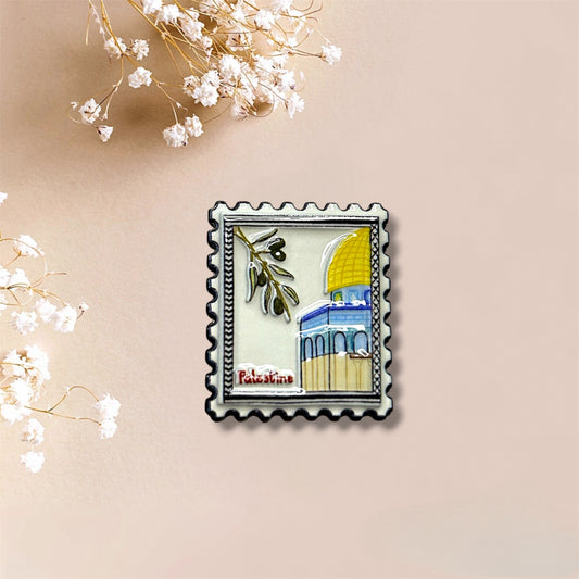 Al-Aqsa Stamp Metal Sticker