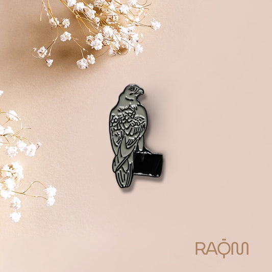 3D Metal Phone Sticker - Hawk
