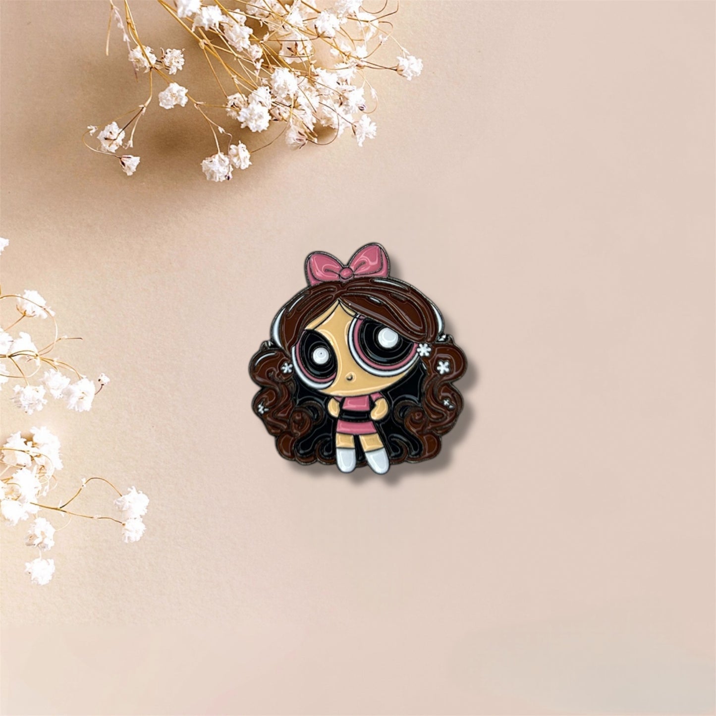 Manga Style Powerpuff Girls Inspired Metal Stickers