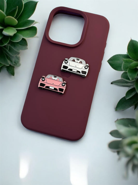 Pink Porsche Sticker