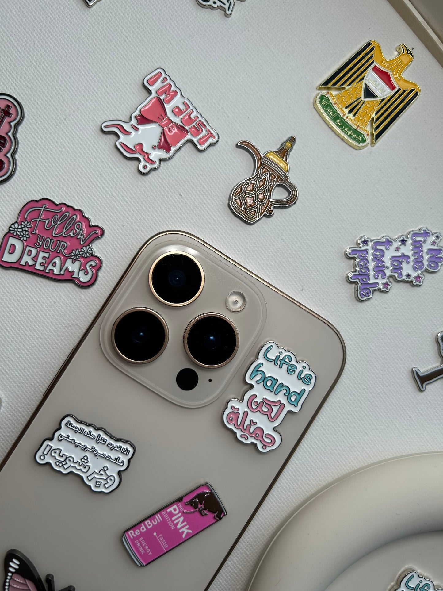 Dallah Metal Phone Sticker