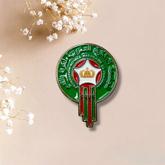 Morocco National Football Team Metal Sticker