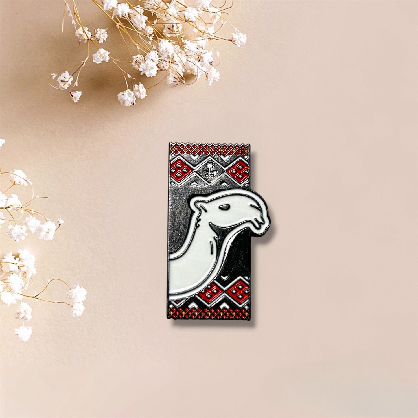 Camel Metal Sticker