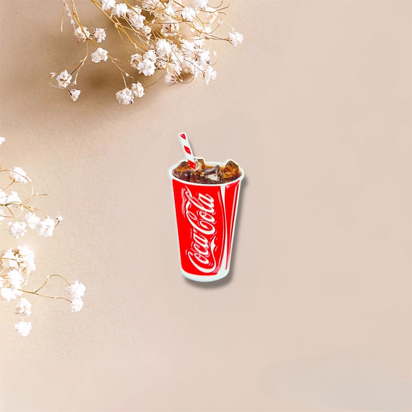 Coca Cola Metal Sticker