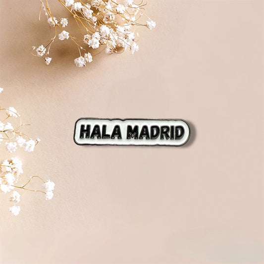 Hala Madrid Metal Sticker