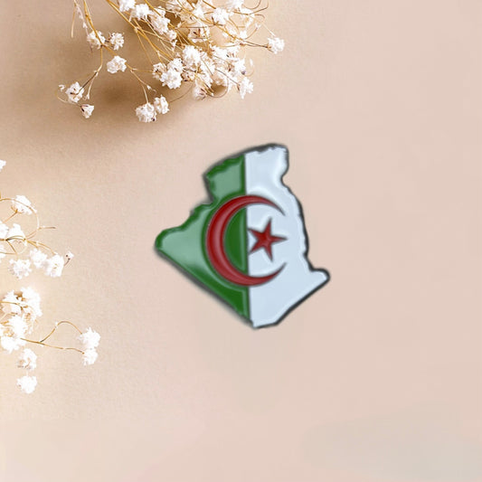 ملصق معدني للجزائر