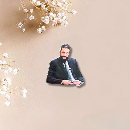 Ahmed Al-Sharaa Metal Sticker