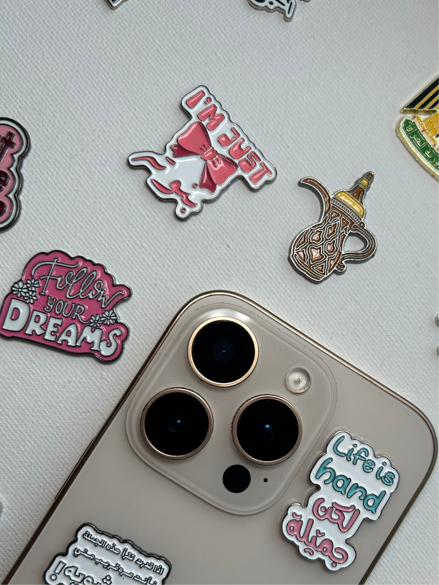 I'm Just بنوته (Girl) Metal Sticker