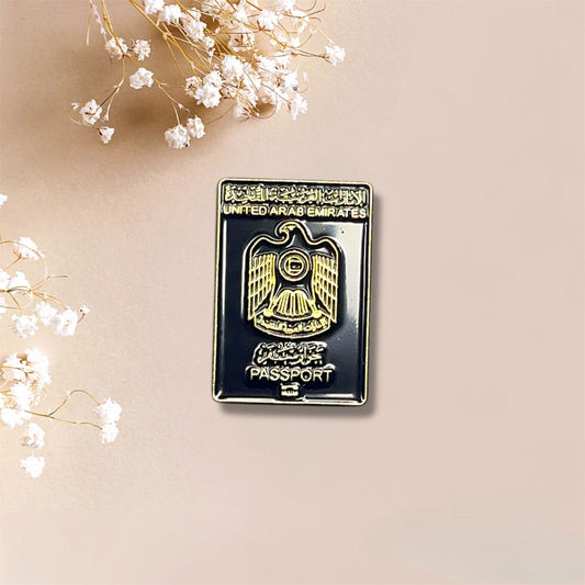 UAE Passport Metal Sticker